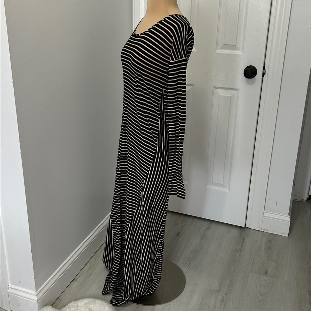 Peruvian Connection Striped Long Sleeve Maxi Dress - image 4
